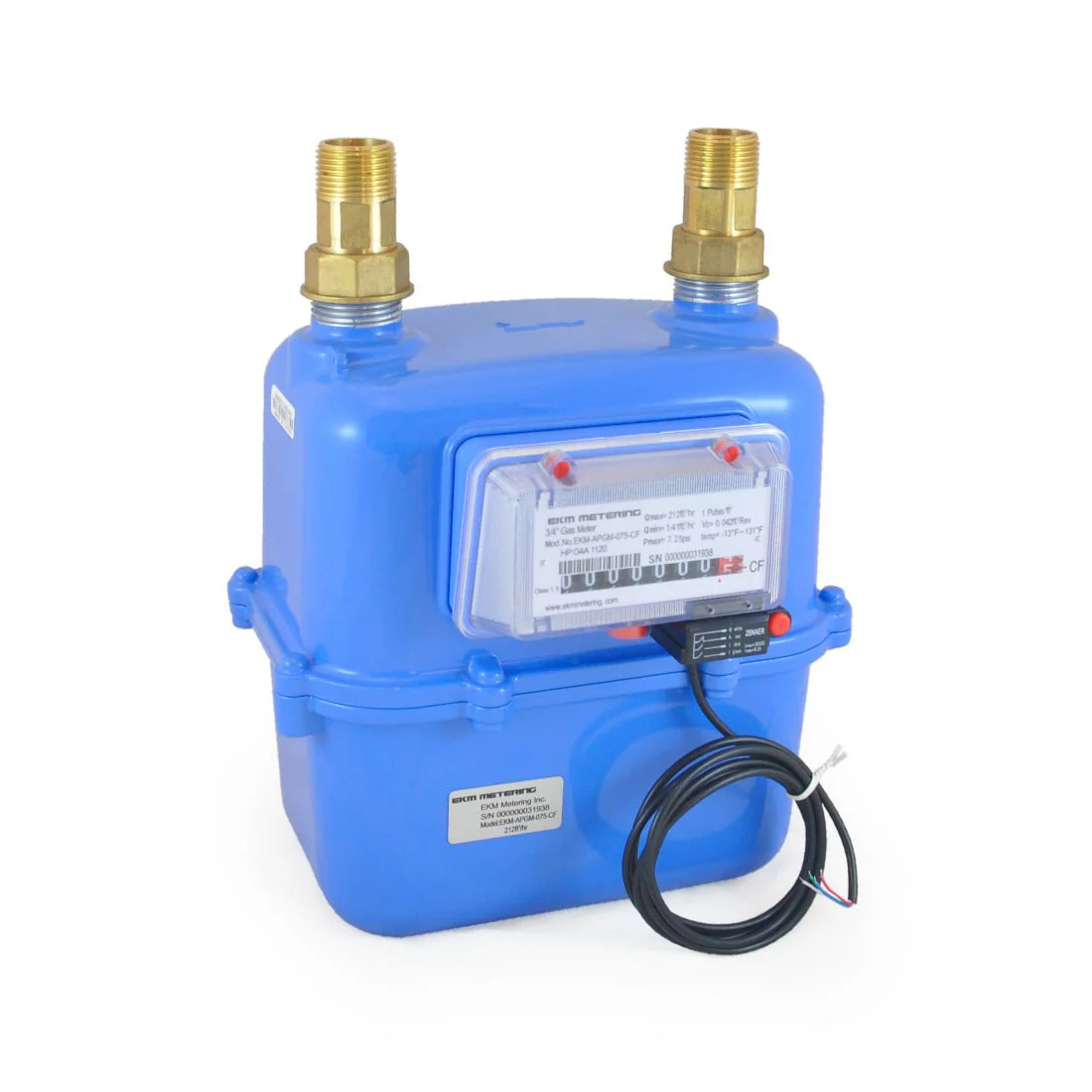 3/4 Inch Pulse Output Gas Meter - Aluminum, Cold Temperature - APGM-075-CF - Image 3