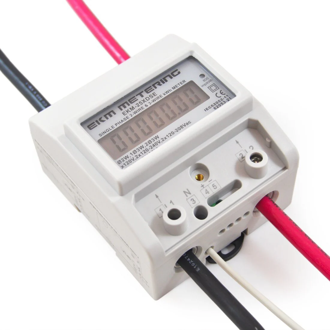 Single Phase, Pass-Through kWh Meter, 2 or 3-Wire, 120V up to 120/240V, 100A, 50/60Hz, EKM-25XDSE - Image 5