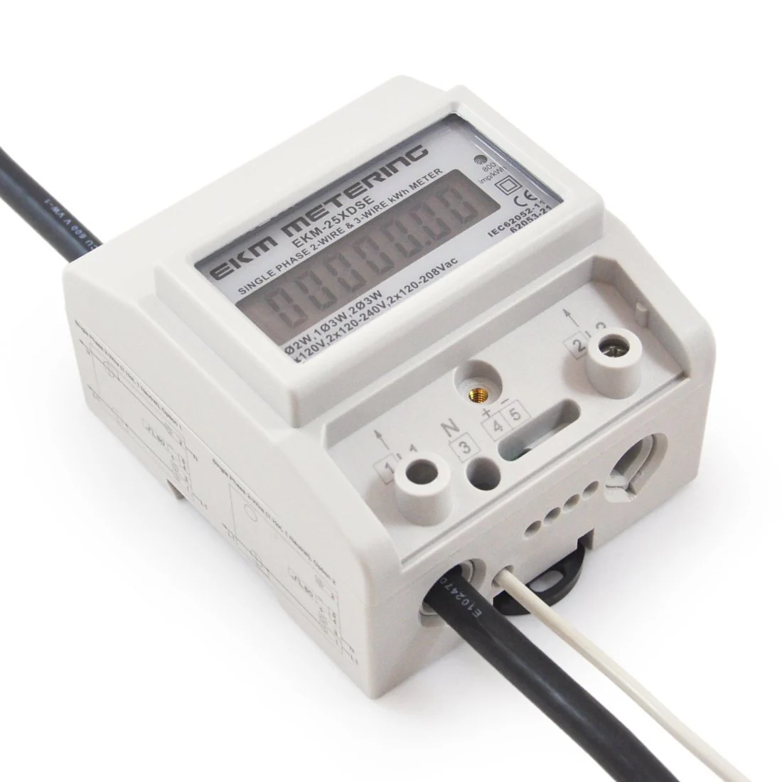 Single Phase, Pass-Through kWh Meter, 2 or 3-Wire, 120V up to 120/240V, 100A, 50/60Hz, EKM-25XDSE - Image 7